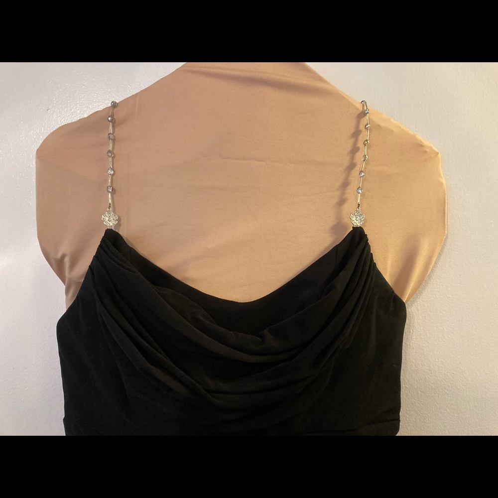 Beautiful , black, Cache, size 4.  Only worn twice.  Great condition.
